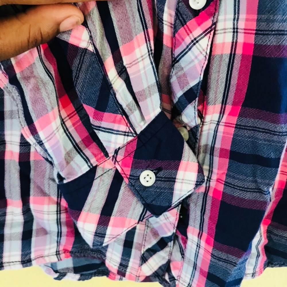 Rails Plaid Button Down Long Sleeve Shirt Top Sz S - Picture 5 of 6